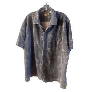 Silk Blend Caribbean Hawaiian Shirt Men’s Size XL.
